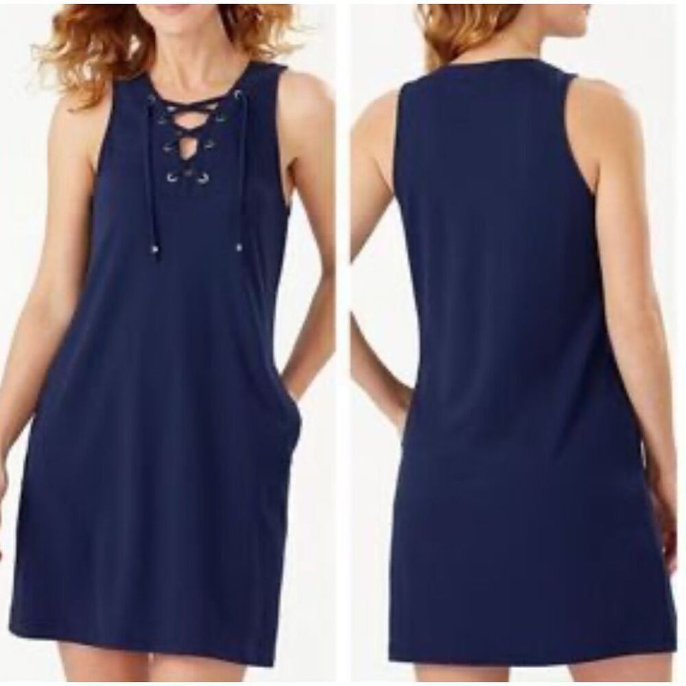 TOMMY BAHAMA Lace Up Spa Dress NWT